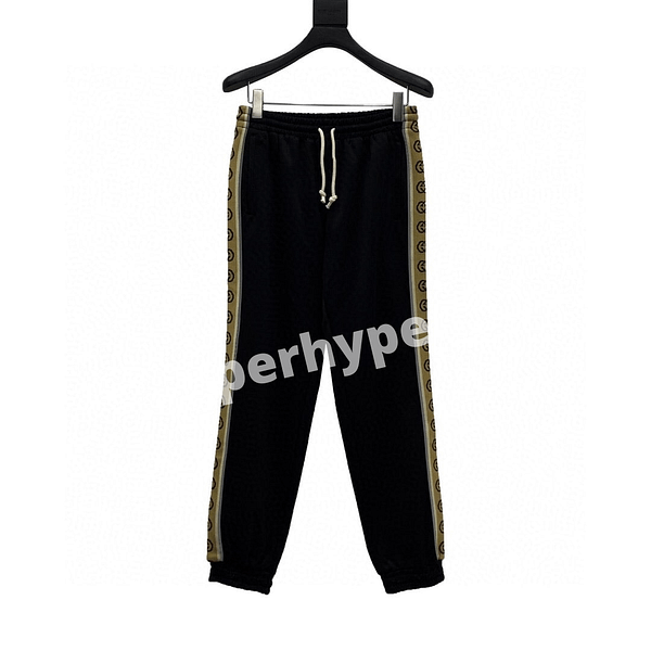 Gucci 20SS Side Double G Reflective Webbing Trousers