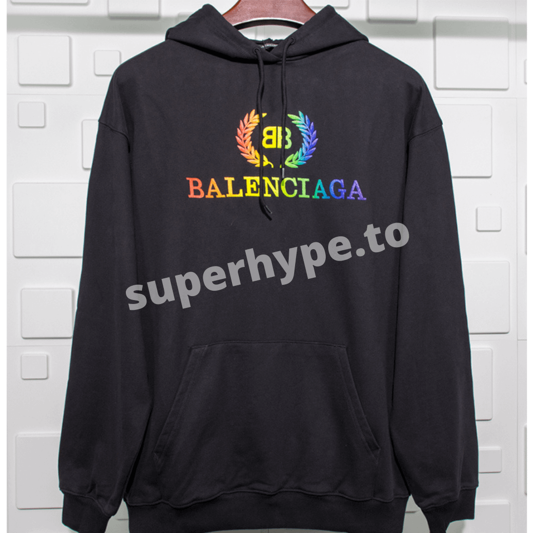 balenciaga rainbow sweatshirt